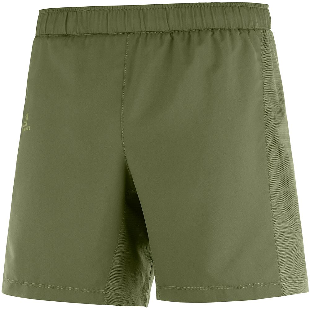 Salomon Israel AGILE 2IN1 M - Mens Shorts - Olive (EIVD-34987)